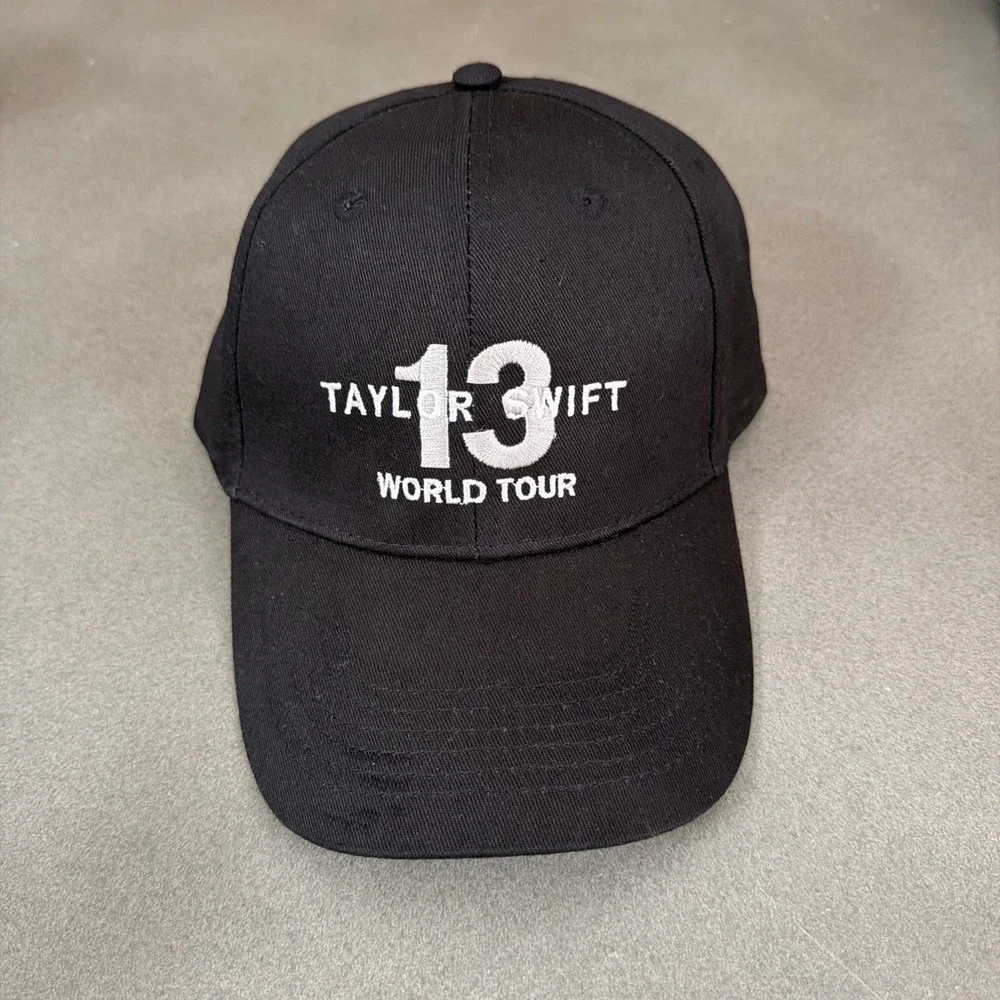 Taylor Swift World Tour 13 Hat Black With Adjustable Back
